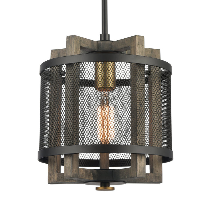 Elk Woodbridge 16546/1 Pendant Light - Matte Black