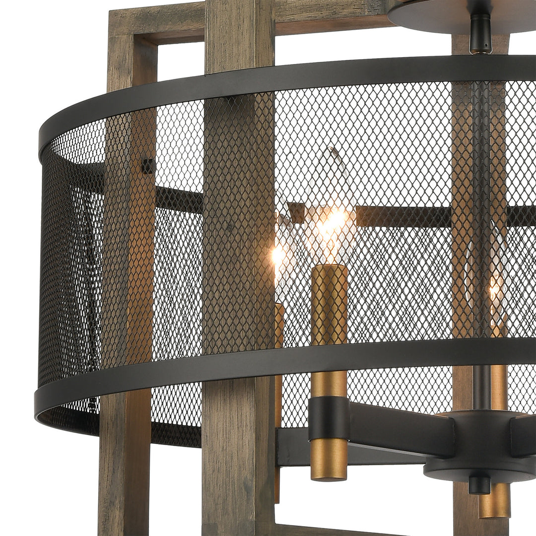 Elk Woodbridge 16547/5 Chandelier Light - Matte Black
