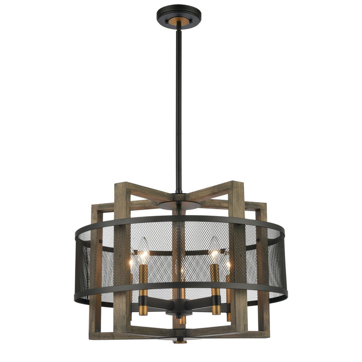 Elk Woodbridge 16547/5 Chandelier Light - Matte Black