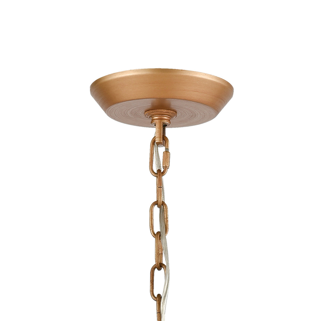 Elk Naples 16764/8 Chandelier Light - Matte Gold