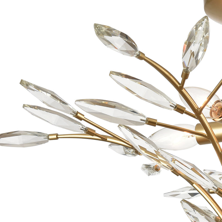 Elk Flora Grace 18293/5 Ceiling Light - Champagne Gold