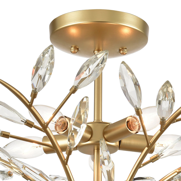Elk Flora Grace 18293/5 Ceiling Light - Champagne Gold