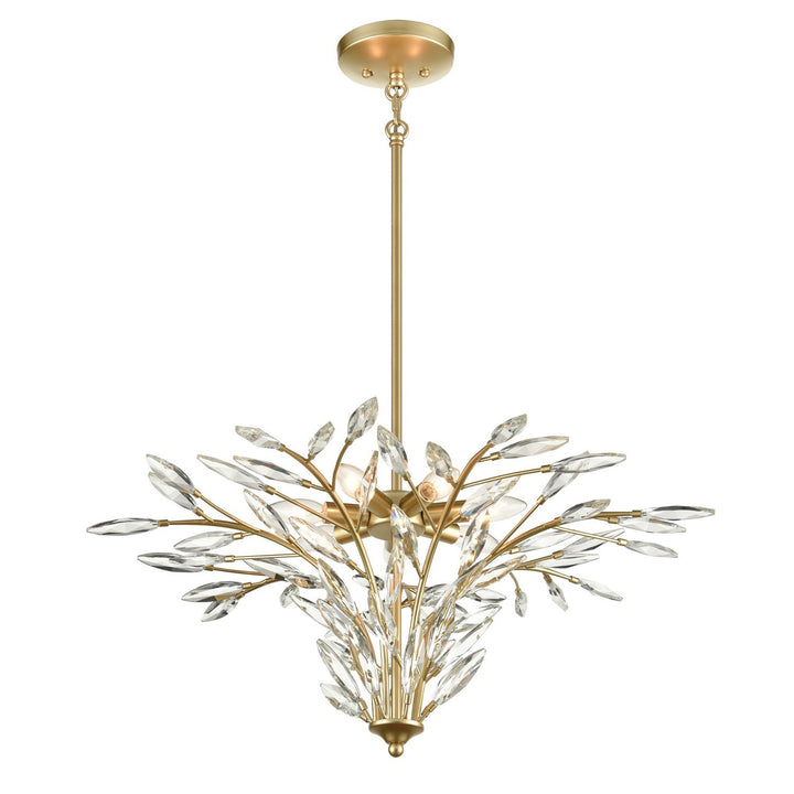Elk Flora Grace 18295/7 Chandelier Light - Champagne Gold