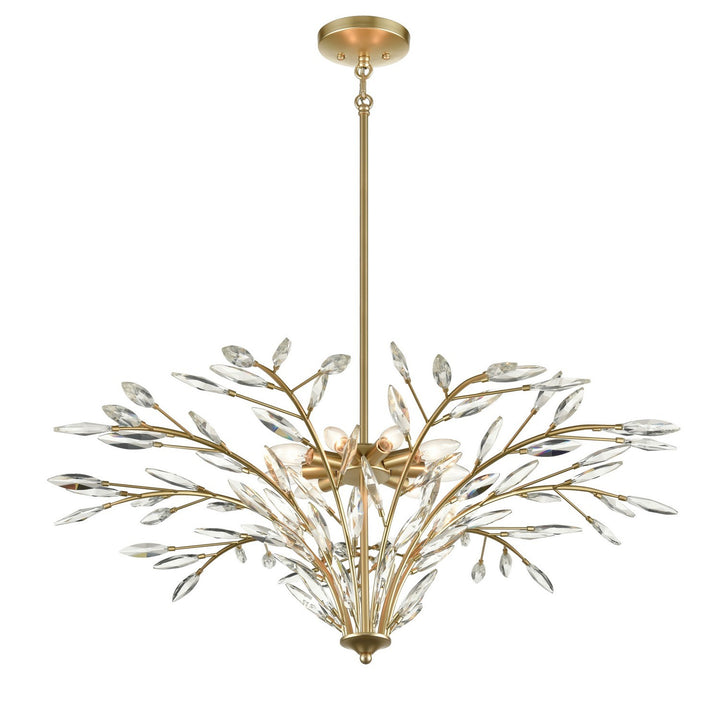 Elk Flora Grace 18296/9 Chandelier Light - Champagne Gold
