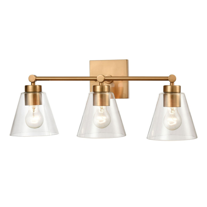Elk East Point 18334/3 Bath Vanity Light 24 in. wide - Satin Brass