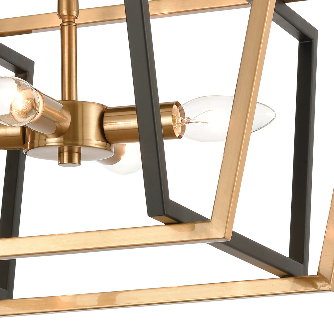 Elk Bridgette 18354/4 Ceiling Light - Matte Black