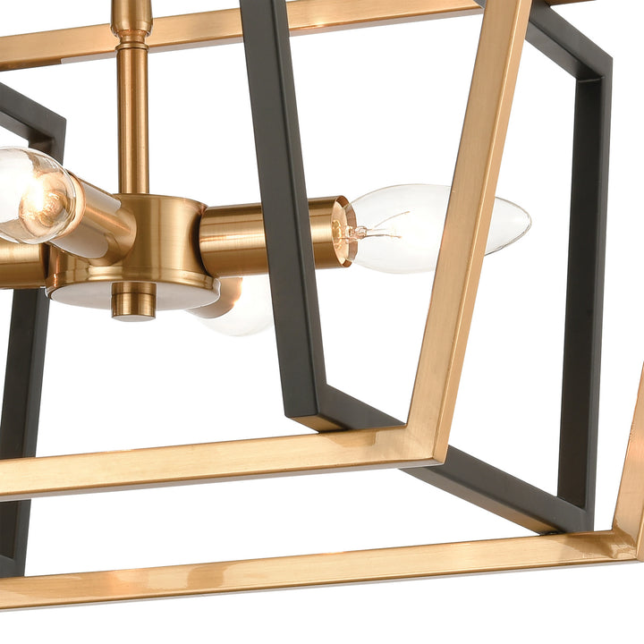 Elk Bridgette 18354/4 Ceiling Light - Matte Black
