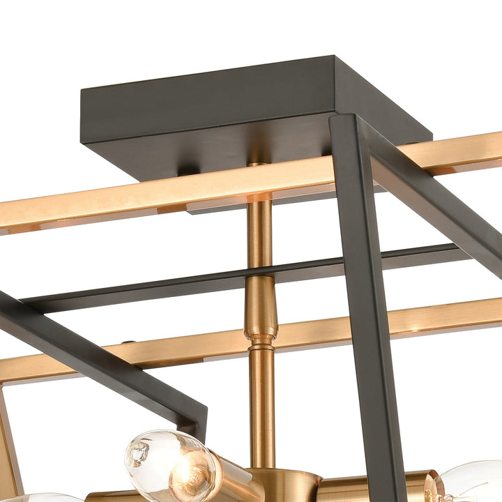 Elk Bridgette 18354/4 Ceiling Light - Matte Black
