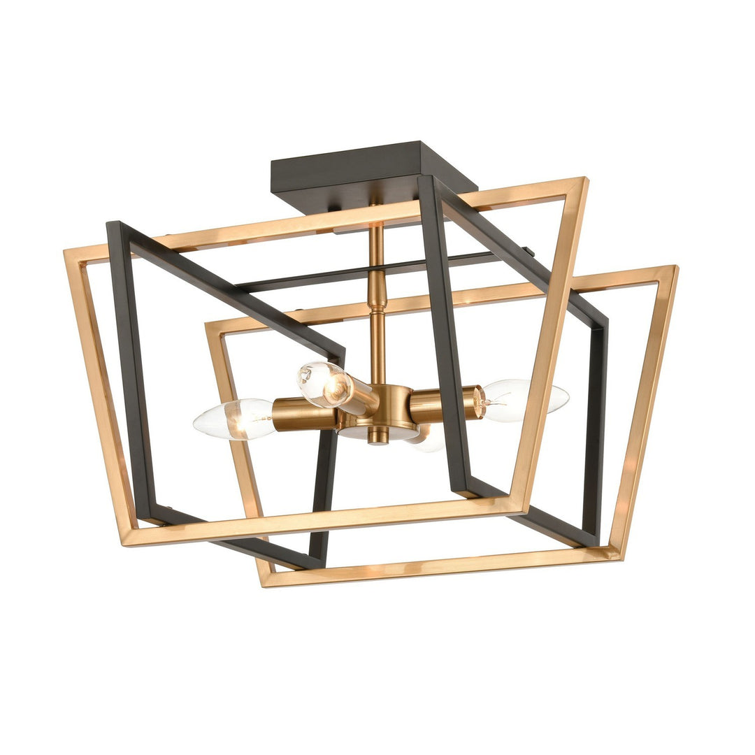 Elk Bridgette 18354/4 Ceiling Light - Matte Black
