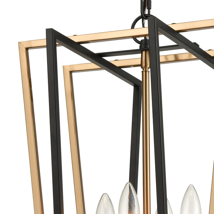 Elk Bridgette 18356/4 Pendant Light - Matte Black