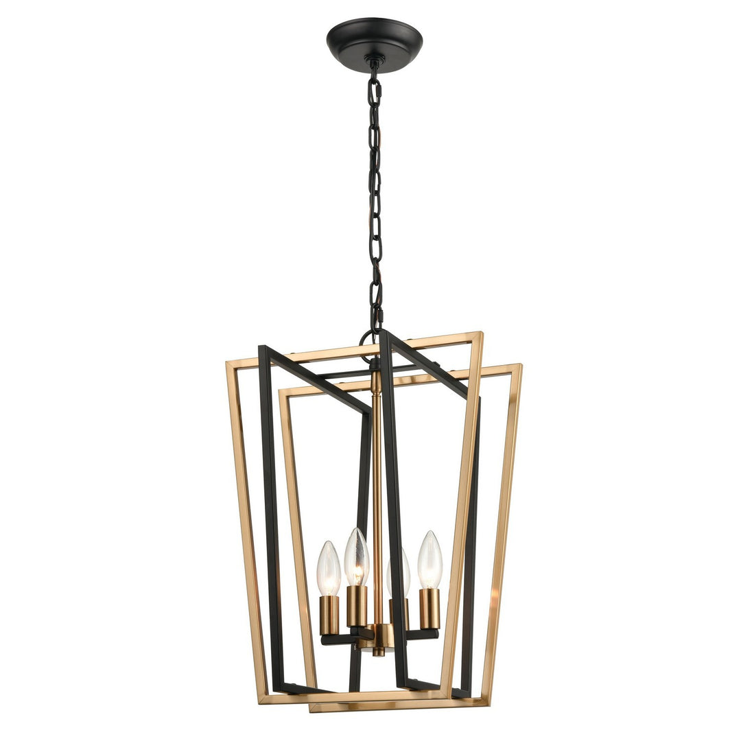 Elk Bridgette 18356/4 Pendant Light - Matte Black