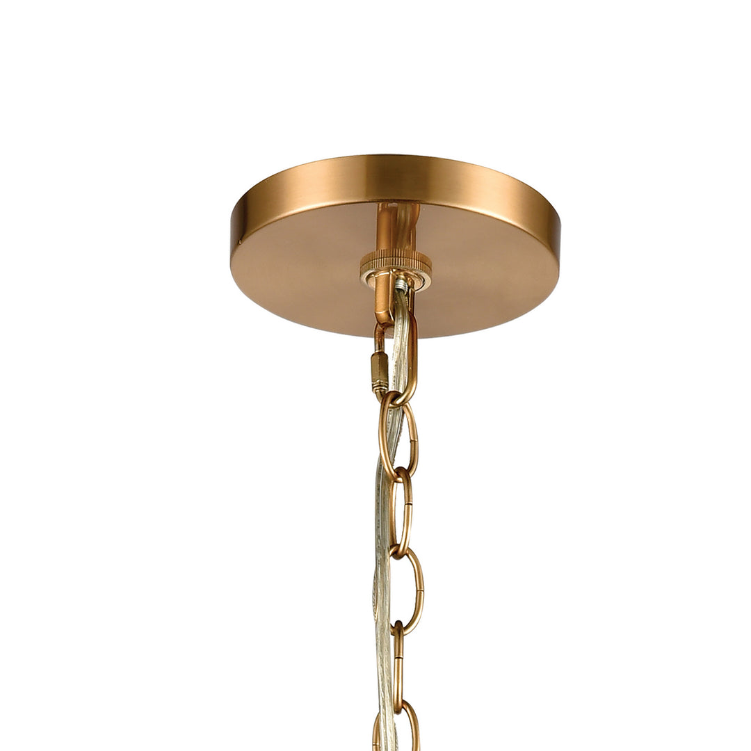 Elk Darlene 30075/3 Pendant Light - Satin Brass