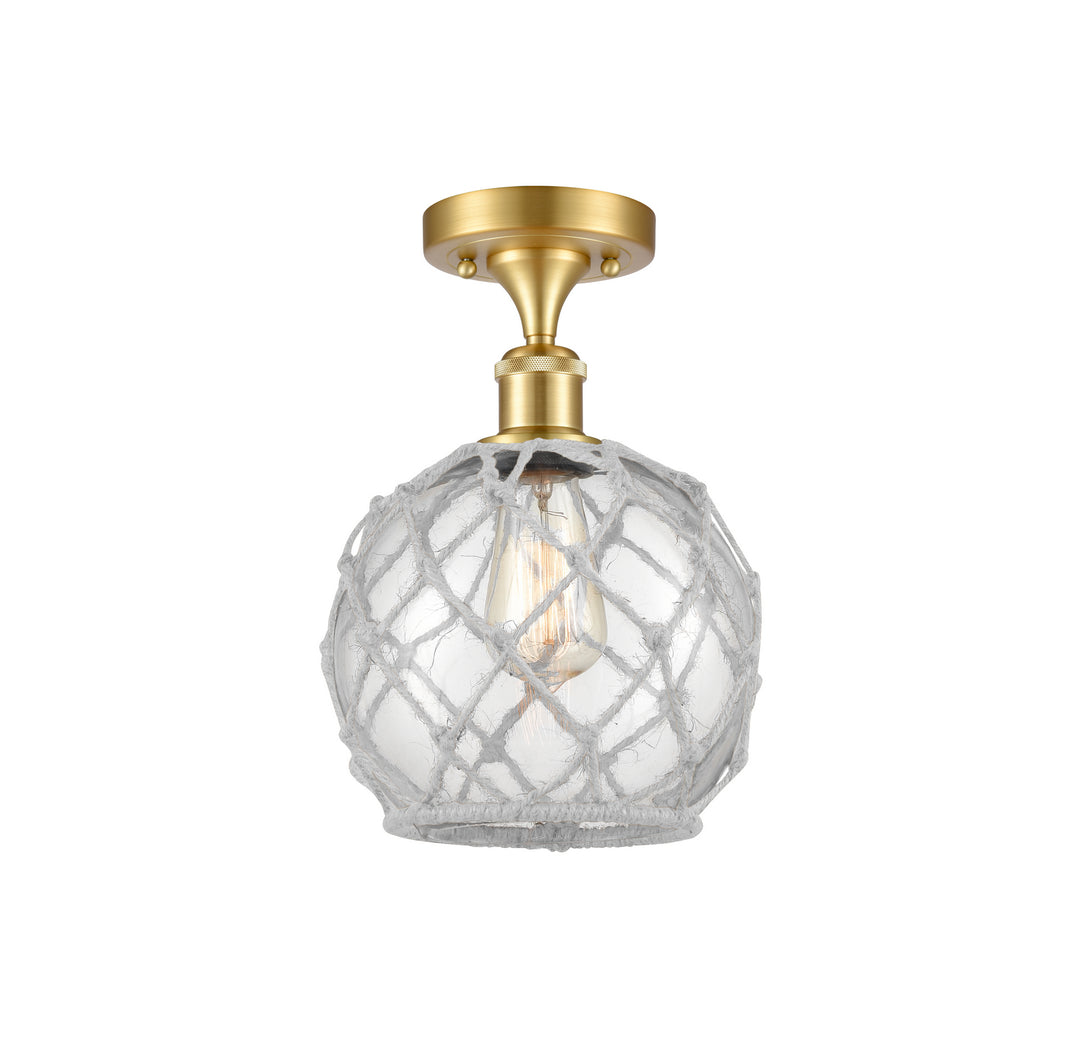 Innovations Ballston 516-1C-SG-G122-8RW Ceiling Light - Satin Gold