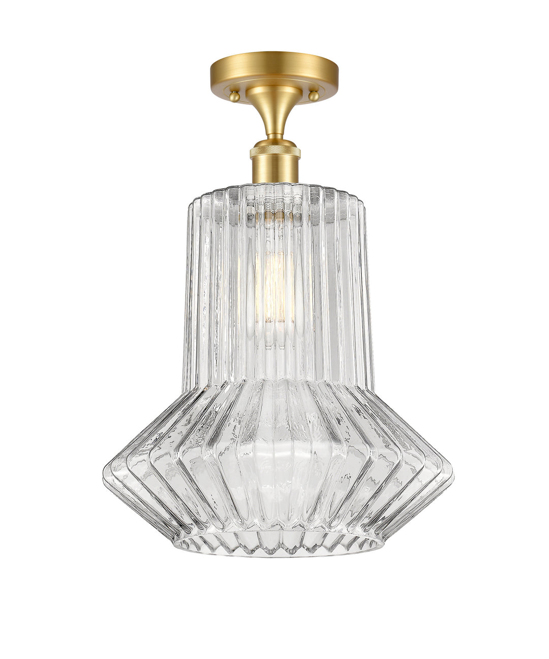 Innovations Ballston 516-1C-SG-G212 Ceiling Light - Satin Gold