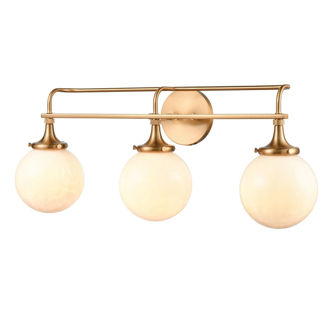 Elk Beverly Hills 30143/3 Bath Vanity Light 28 in. wide - Satin Brass