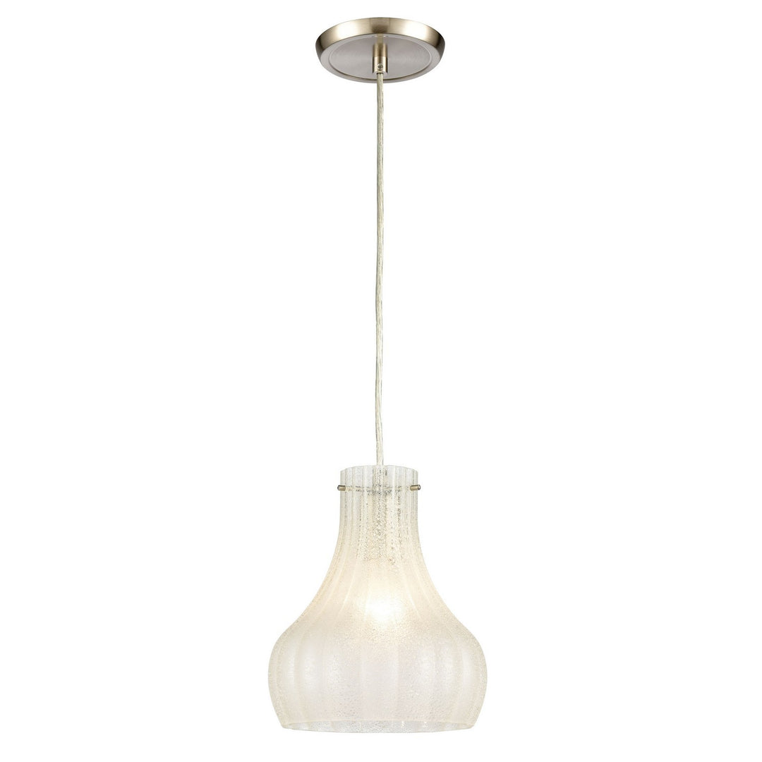 Elk Coastal Scallop 30160/1 Pendant Light - Satin Nickel