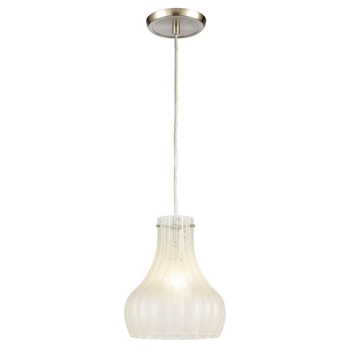 Elk Coastal Scallop 30160/1 Pendant Light - Satin Nickel