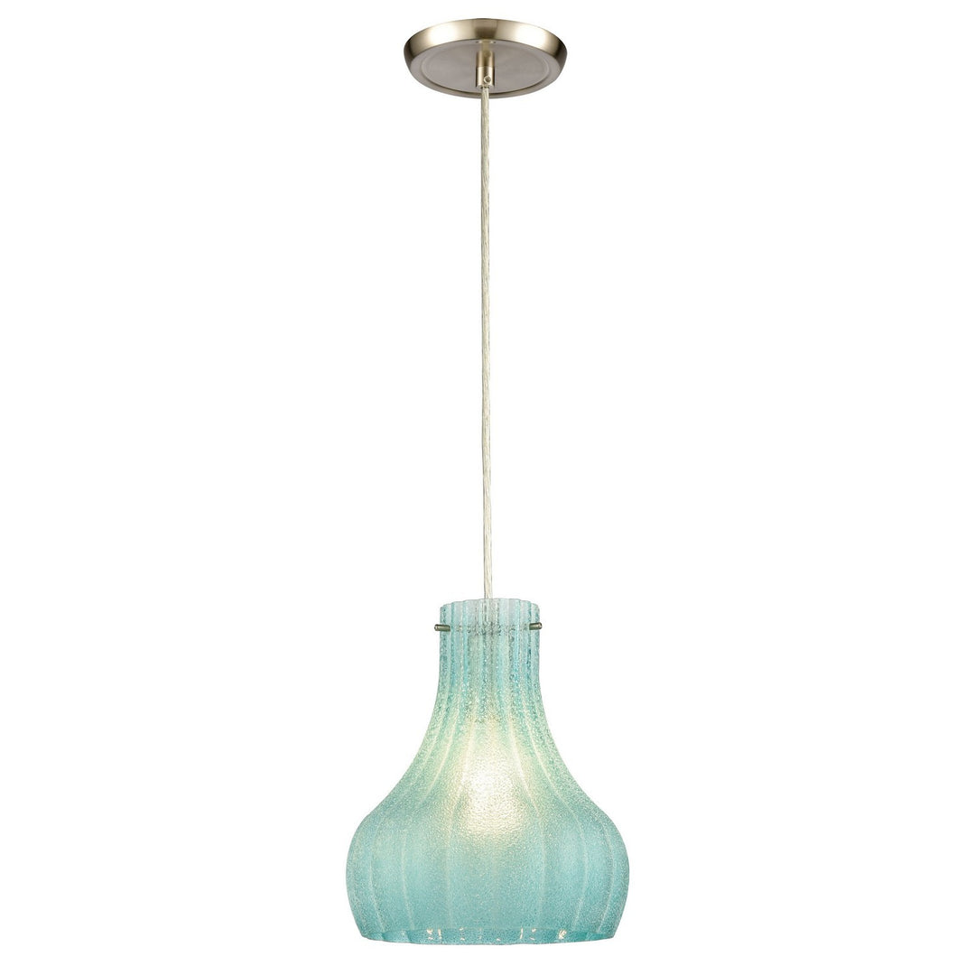 Elk Coastal Scallop 30170/1 Pendant Light - Satin Nickel