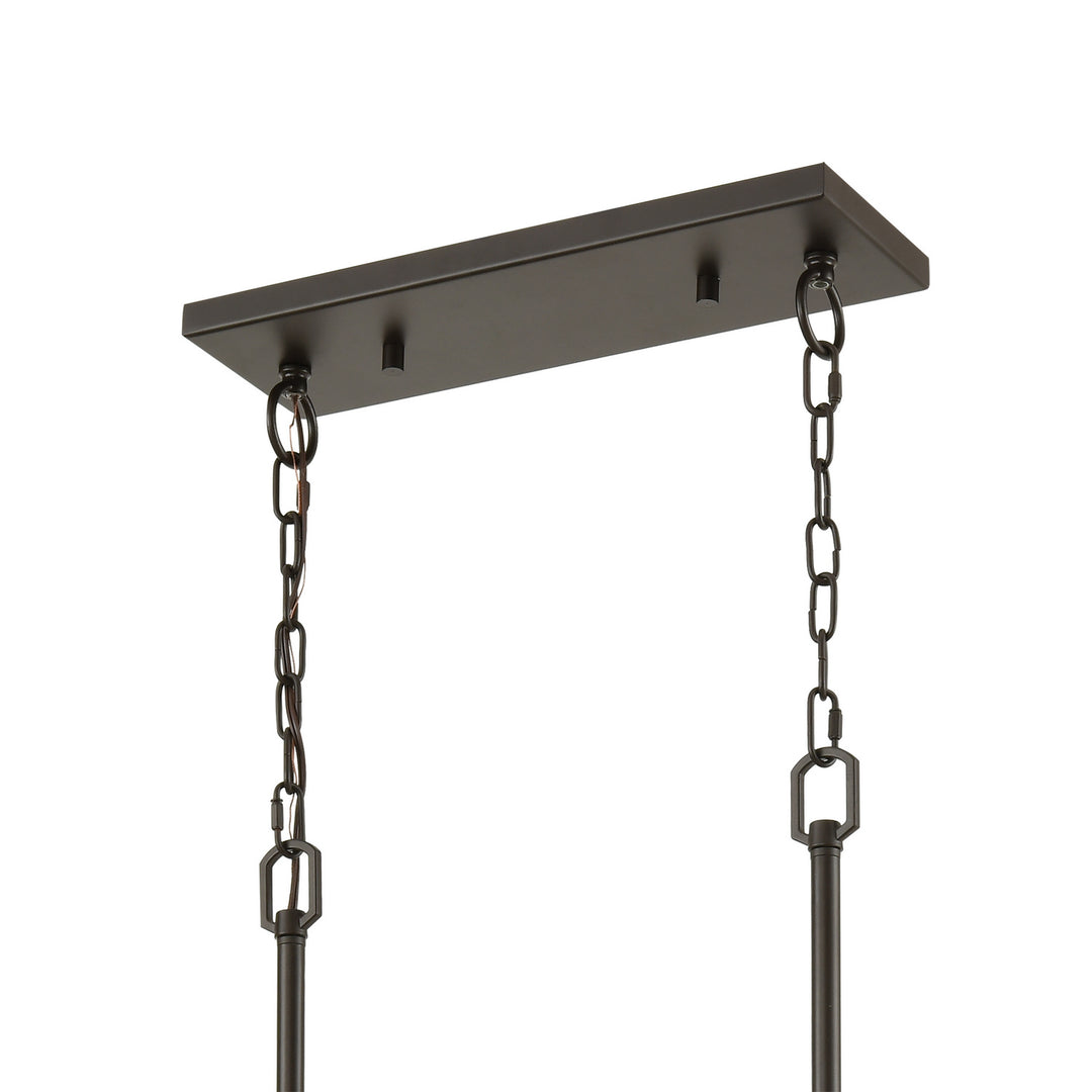 Elk Warehouse Window 33316/5 Pendant Light - Oil Rubbed Bronze