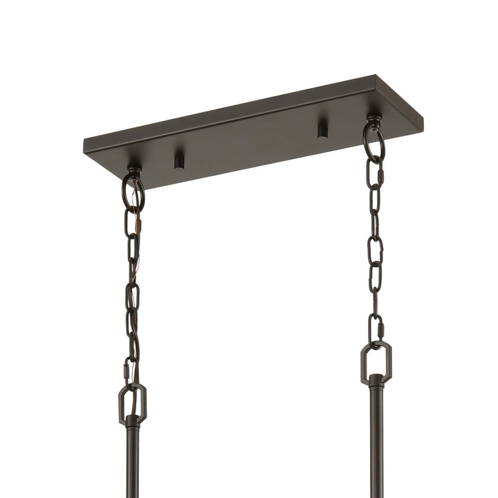 Elk Warehouse Window 33316/5 Pendant Light - Oil Rubbed Bronze