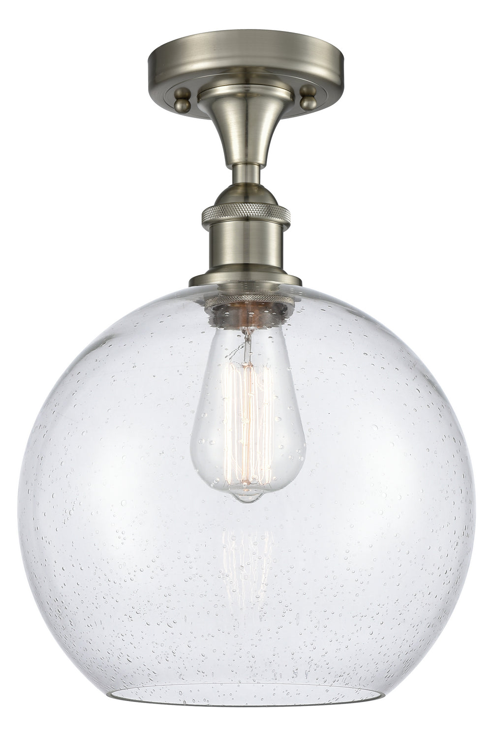 Innovations Ballston 516-1C-SN-G124-10 Ceiling Light - Brushed Satin Nickel