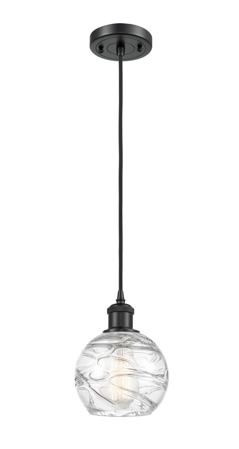Innovations Ballston 516-1P-BK-G1213-6 Pendant Light - Matte Black