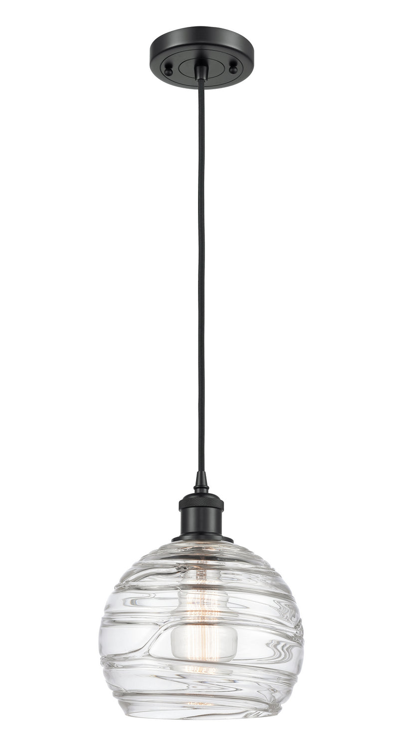 Innovations Ballston 516-1P-BK-G1213-8 Pendant Light - Matte Black