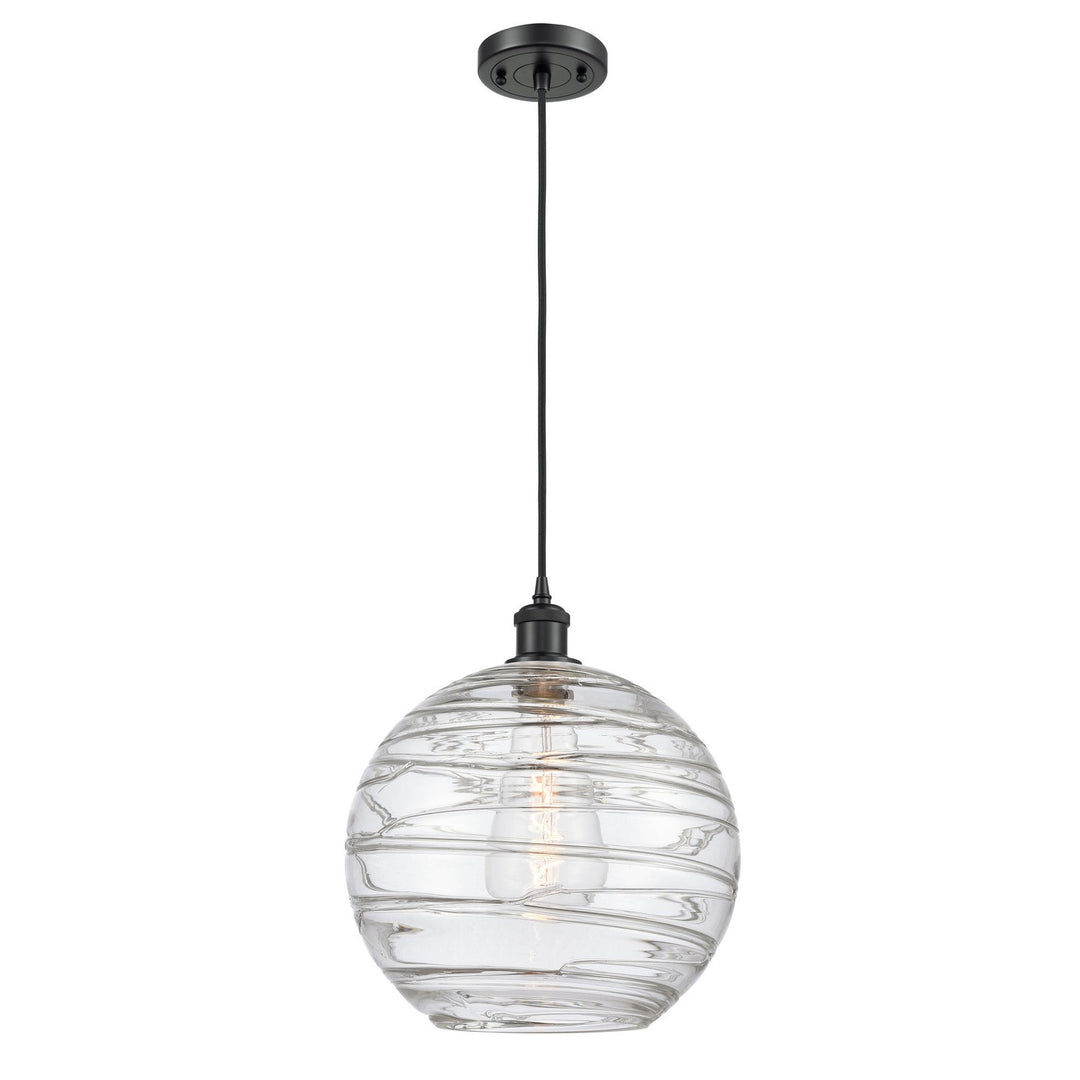 Innovations Ballston 516-1P-BK-G1214-12 Pendant Light - Matte Black