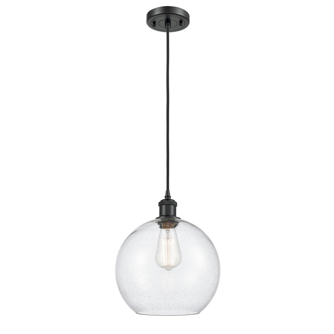 Innovations Ballston 516-1P-BK-G124-10 Pendant Light - Matte Black