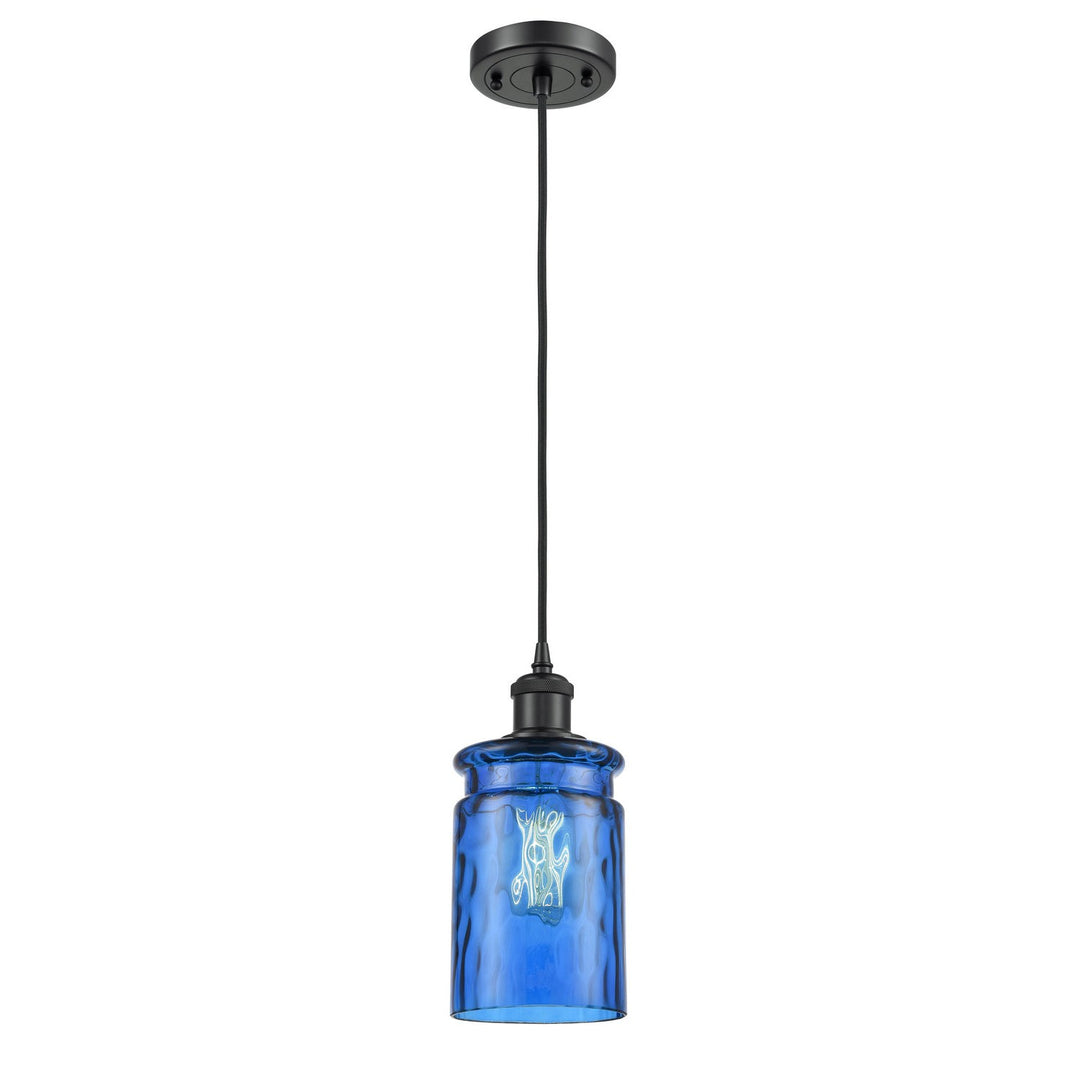 Innovations Ballston 516-1P-BK-G352-BL Pendant Light - Matte Black