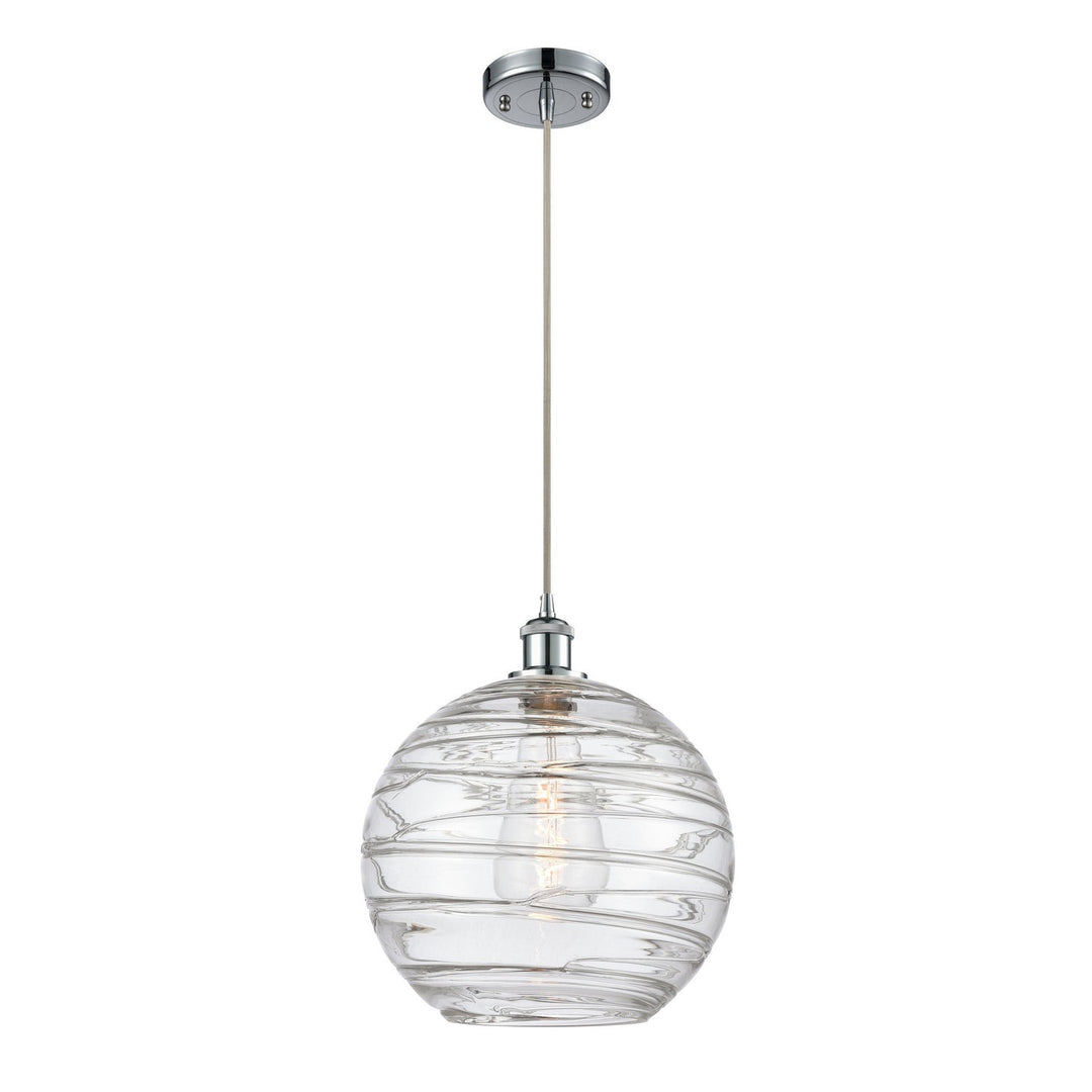 Innovations Ballston 516-1P-PC-G1213-12 Pendant Light - Polished Chrome