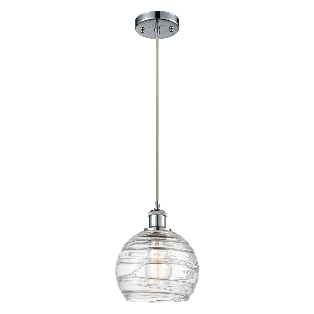 Innovations Ballston 516-1P-PC-G1213-8 Pendant Light - Polished Chrome