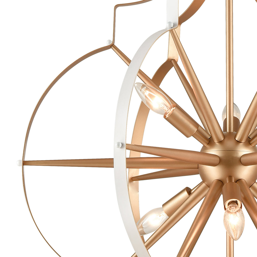 Elk Laguna Beach 33396/6 Pendant Light - Gold