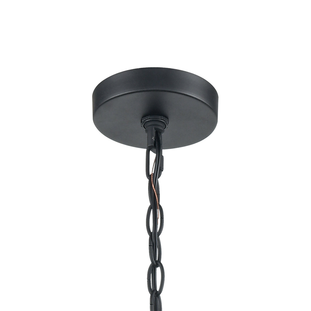 Elk Torch 45406/6 Chandelier Light - Charcoal