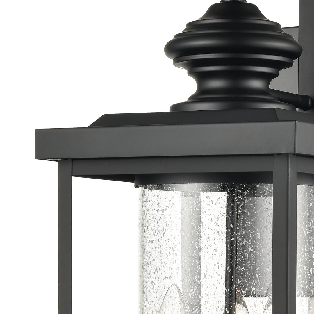 Elk Lighting 45452/3  Minersville Outdoor Matte Black