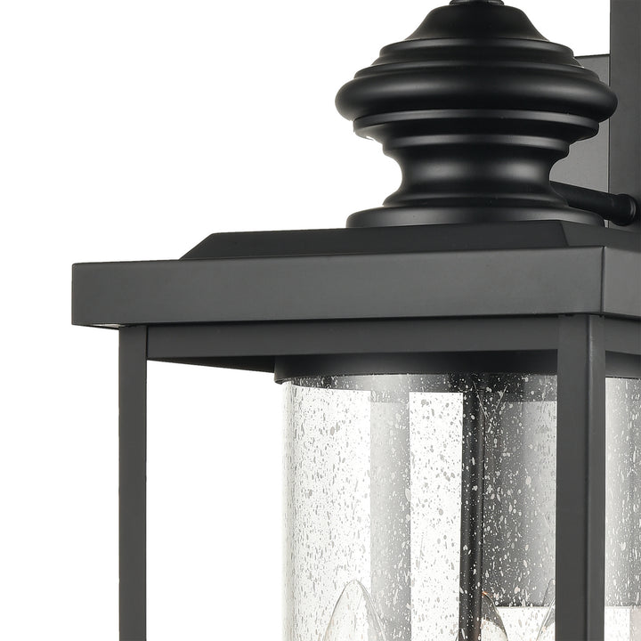 Elk Lighting 45452/3  Minersville Outdoor Matte Black