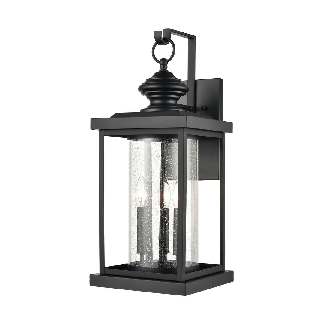 Elk Lighting 45452/3  Minersville Outdoor Matte Black