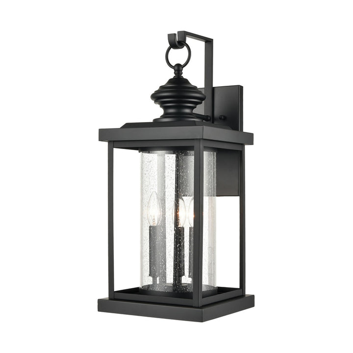 Elk Lighting 45452/3  Minersville Outdoor Matte Black