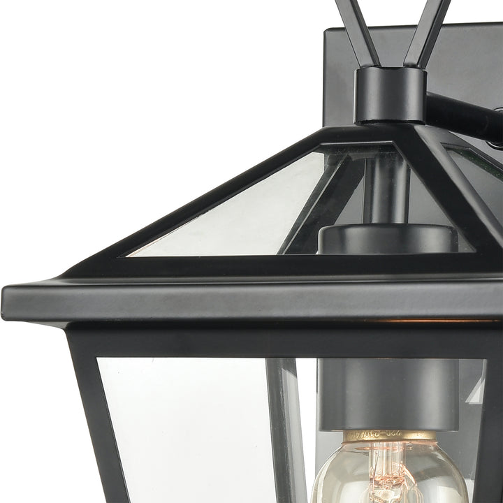 Elk Lighting 45470/1  Main Street Outdoor Black