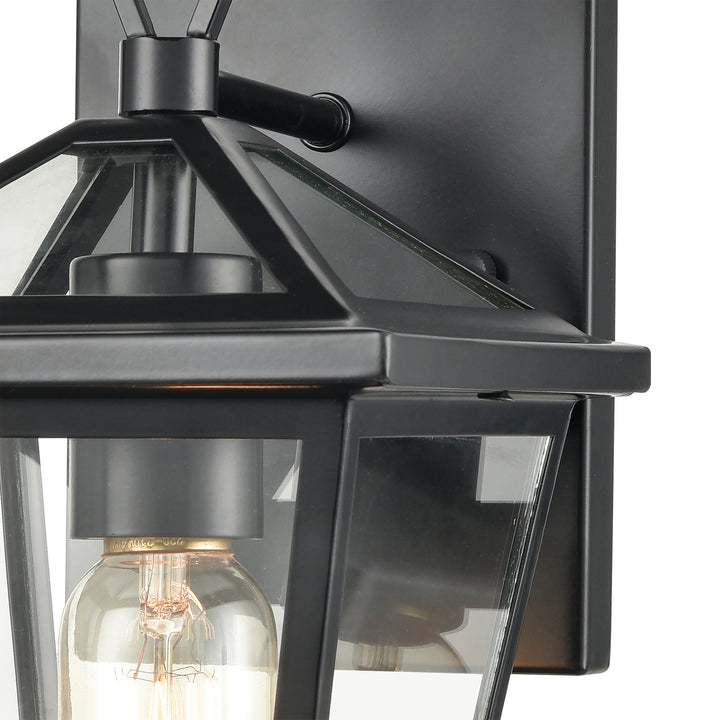 Elk Lighting 45470/1  Main Street Outdoor Black