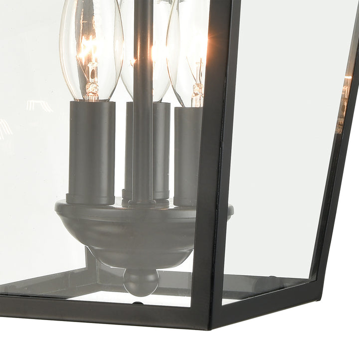 Elk Lighting 45471/3  Main Street Outdoor Black
