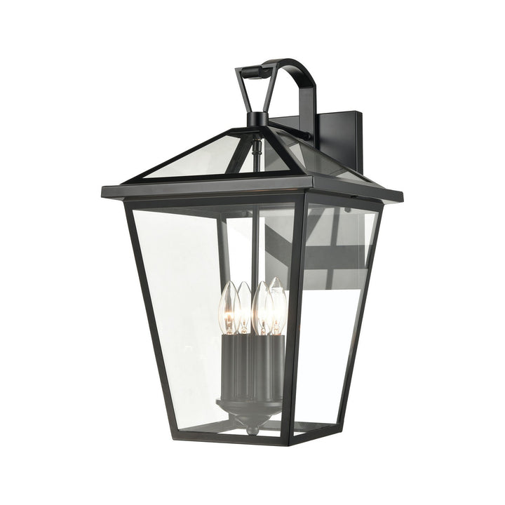 Elk Lighting 45472/4  Main Street Outdoor Black