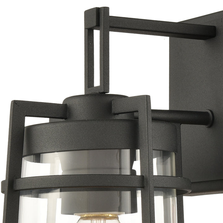 Elk Lighting 45490/1  Crofton Outdoor Charcoal