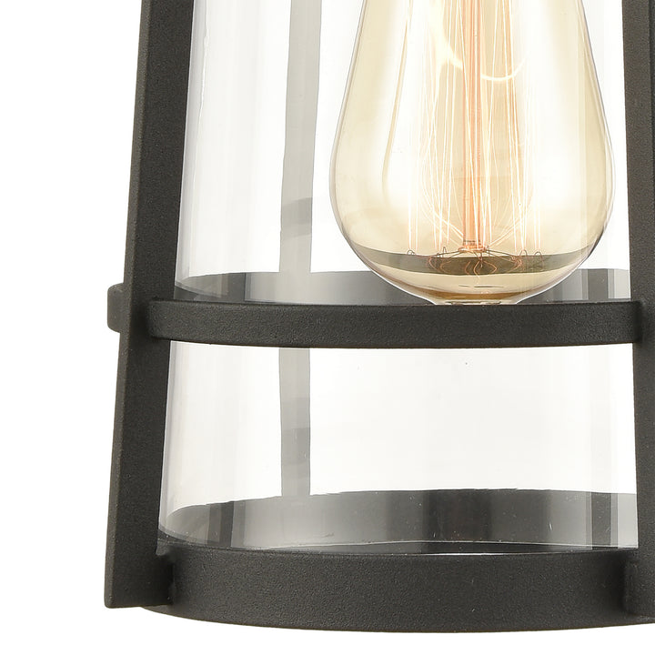 Elk Lighting 45490/1  Crofton Outdoor Charcoal