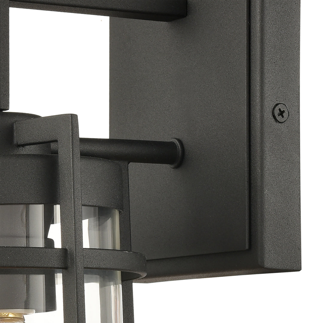 Elk Lighting 45490/1  Crofton Outdoor Charcoal
