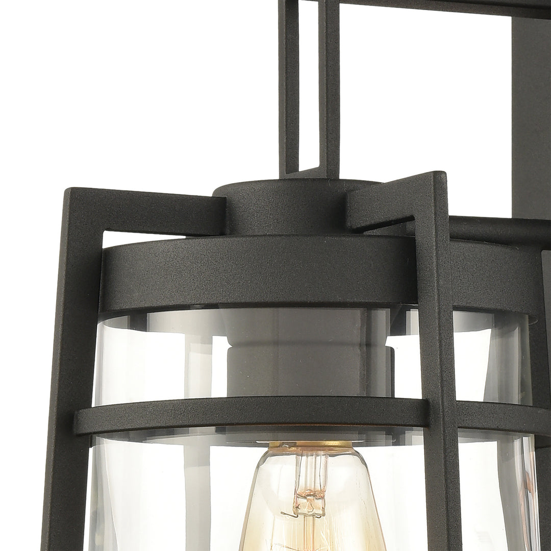 Elk Lighting 45491/1  Crofton Outdoor Charcoal