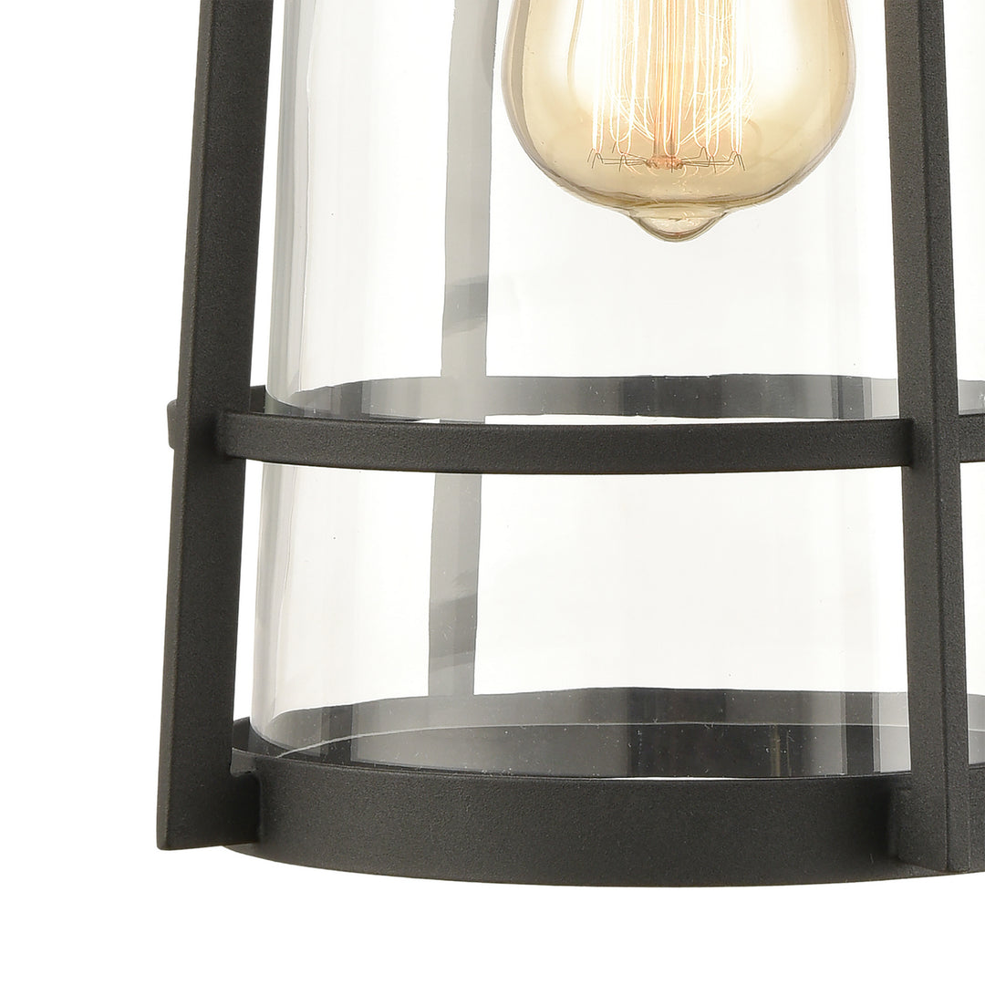 Elk Lighting 45491/1  Crofton Outdoor Charcoal