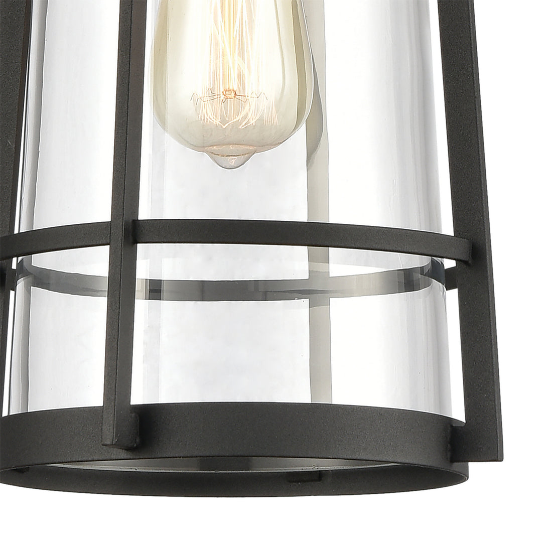 Elk Lighting 45493/1 Crofton Outdoor Charcoal
