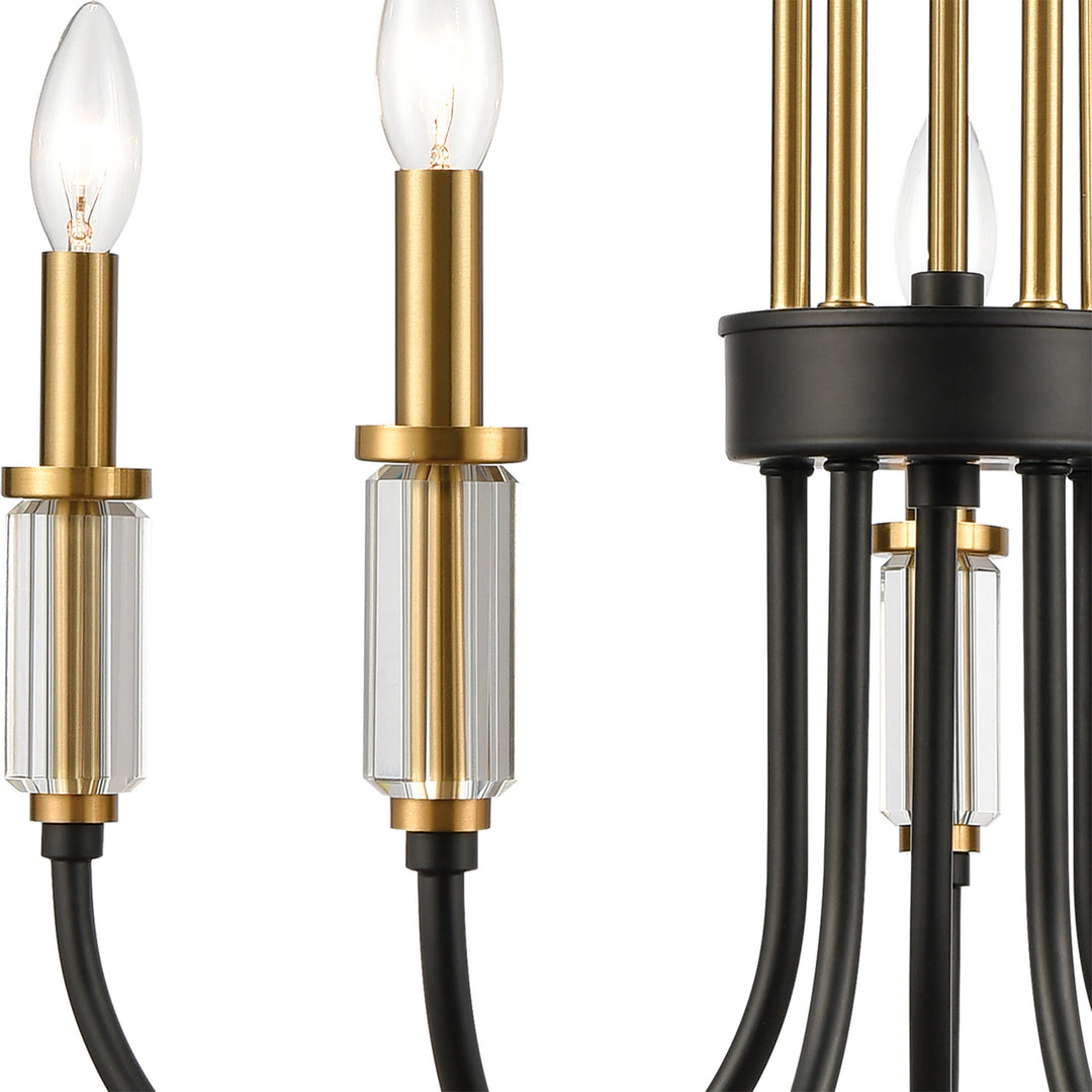 Elk Glendon 46345/5 Chandelier Light - Matte Black