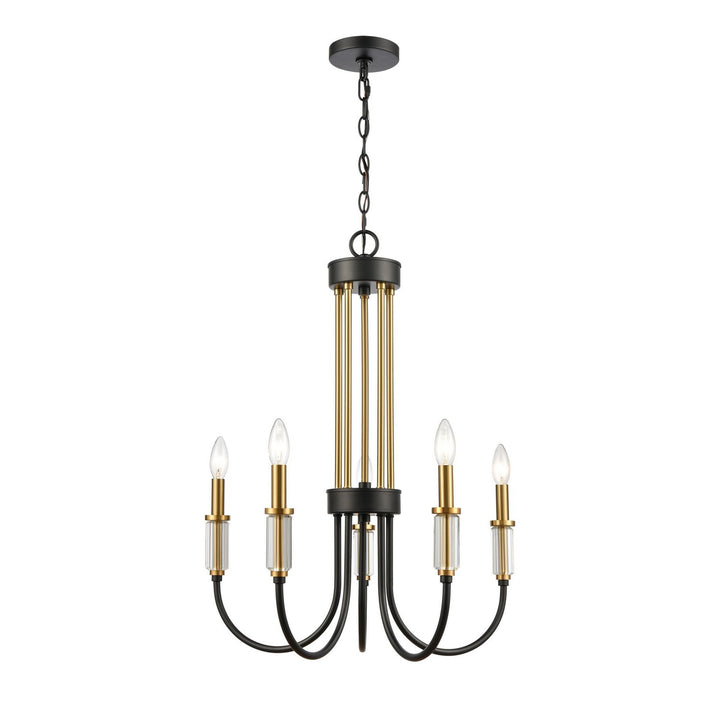 Elk Glendon 46345/5 Chandelier Light - Matte Black